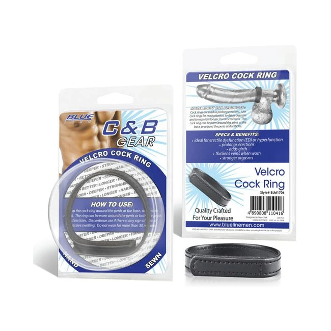 C & B Gear Velcro Cock Ring Black - Build & Quality