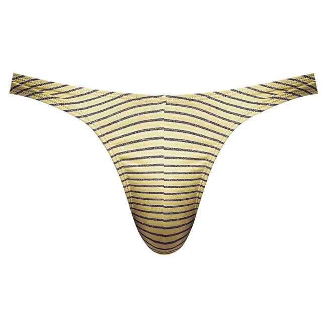 Cabana Banana Bong Thong Yellow L/XL - Stretch Poly Spandex Fabric Sized for a 36 to 42 Inch Waist