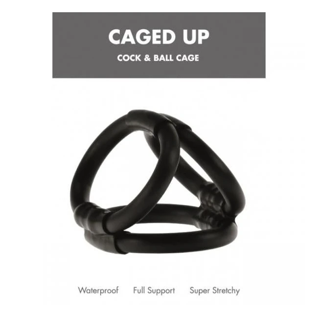 Caged up Cock Cage Black Linx