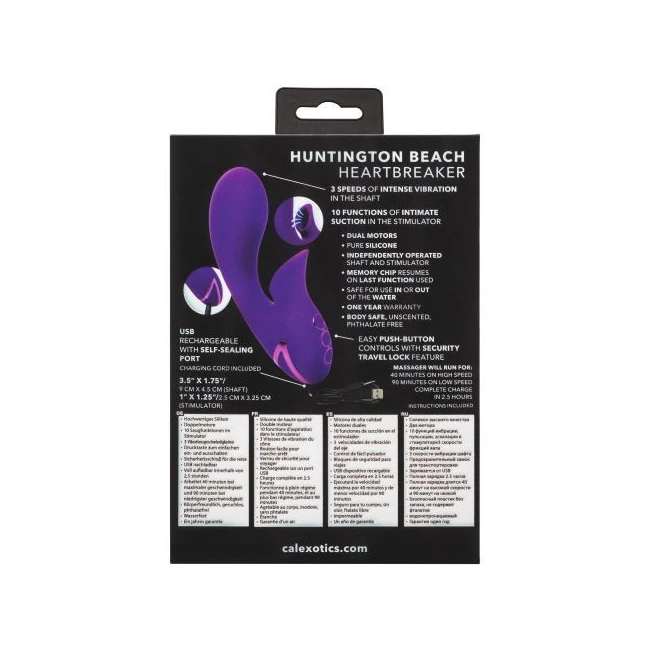 California Dreaming Huntington Beach Heartbreaker - Vibration Modes and Stimulation
