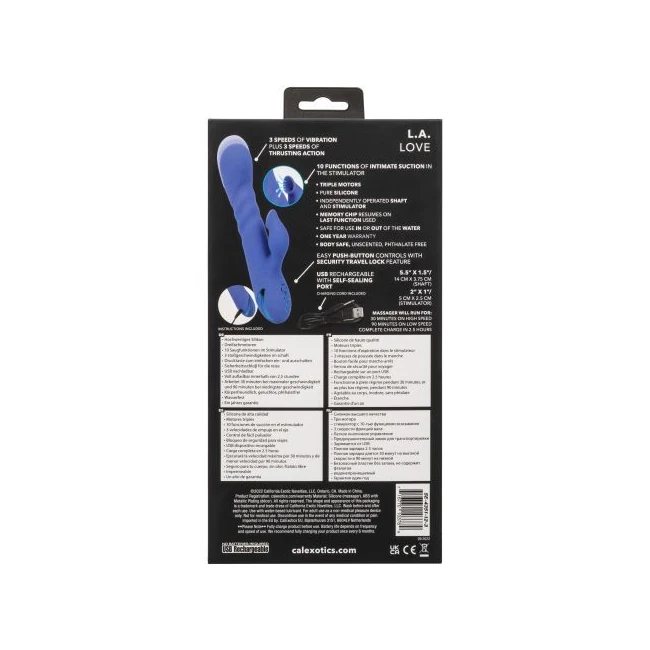 California Dreaming L.a. Love - Vibration Modes and Suction Features