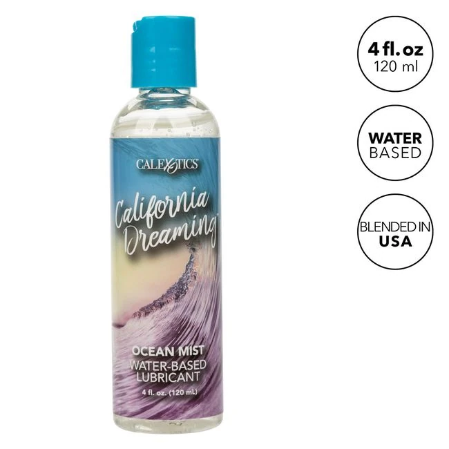 California Dreaming Ocean Mist Water Based Lube 4 Oz - Formula & Feel