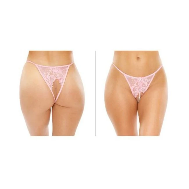 Calla Crotchless Lace Pearl Panty Light - What Is the Calla Crotchless Lace Pearl Panty Light?
