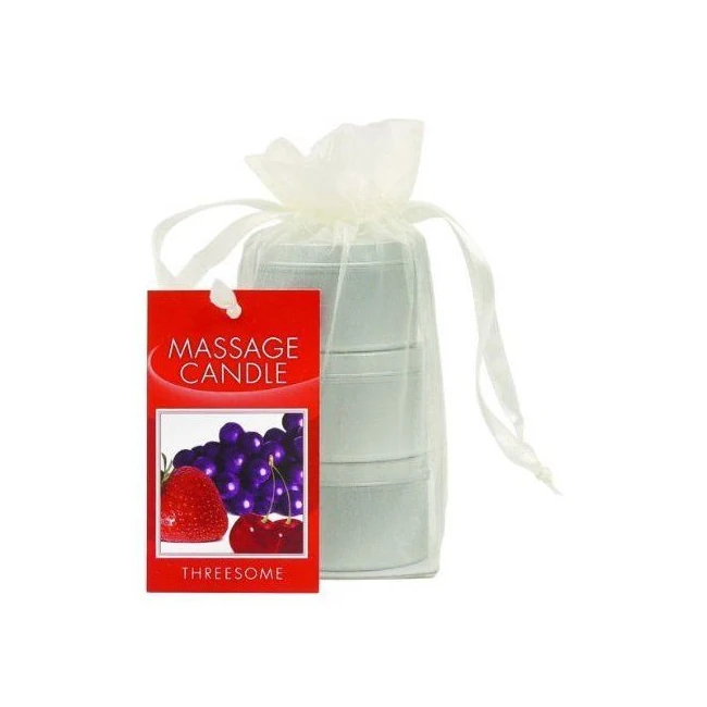Candle 3 Pack Edible Cherry Grape Strawberry - Overview