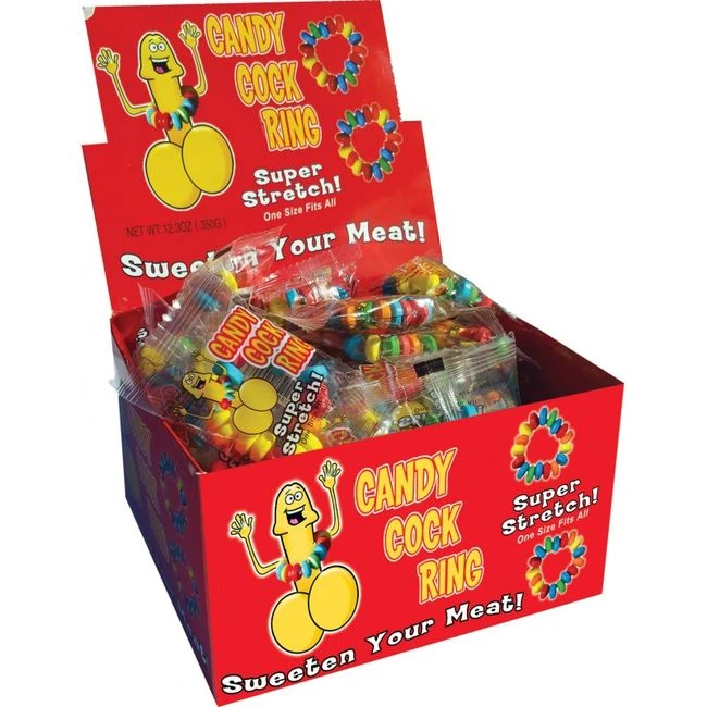 Candy Cock Ring 50 Pc Display - Overview
