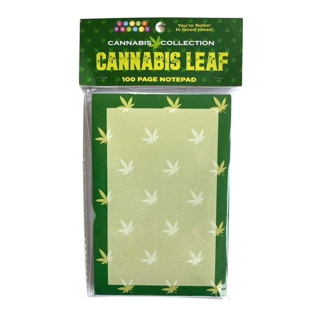 Cannabis Notepad - Smooth Paper for Quick Ideas and Doodles