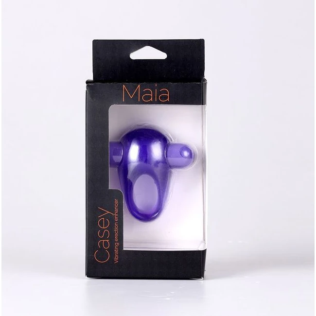 Casey Rechargeable Vibrating Erection Enhancer Ring Purple - How It Feels