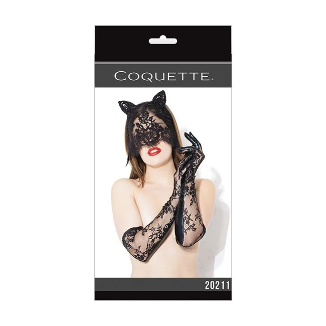 Cat Mask & Glove Set Black O/s - Build & Quality