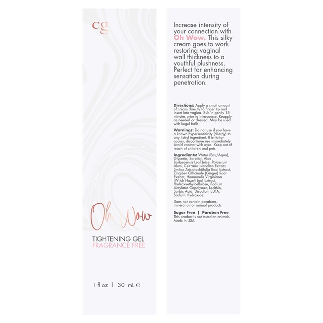 Cgc Oh Wow Tightening Gel 1 Fl Oz Au Naturel - Application & Compatibility