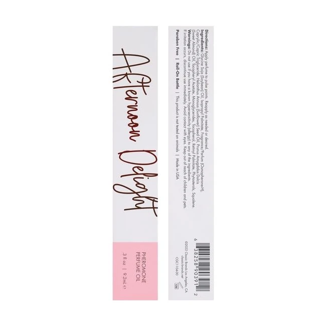 Cgc Perfume W/ Pheromones Afternoon Delight 0.3 Fl Oz - Distinctive Fragrance Profile