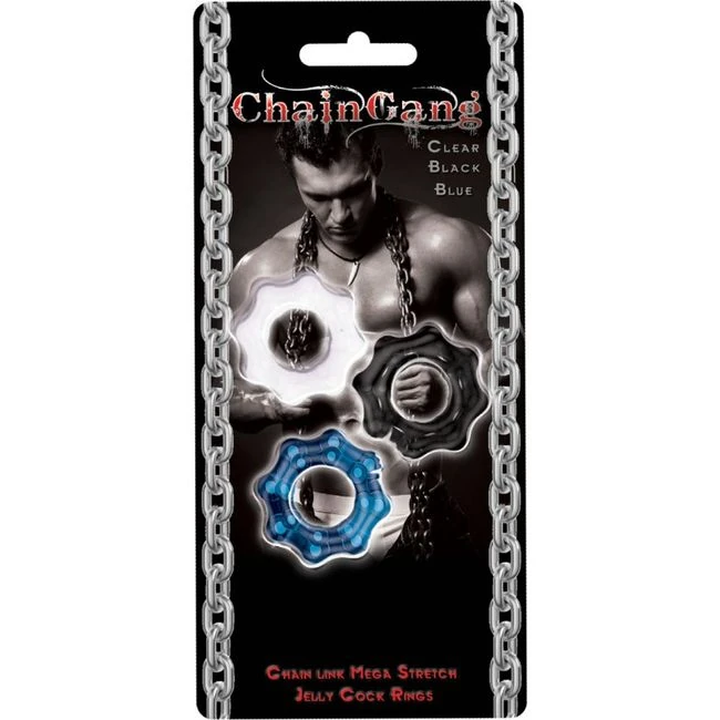 Chain Gang Erection Rings Eachs 3pk - Three Chain-Link Rings in One Pack