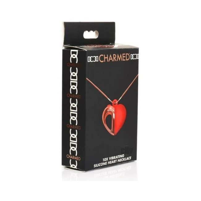 Charmed 10x Vibe Silicone Heart Necklace - How It Feels