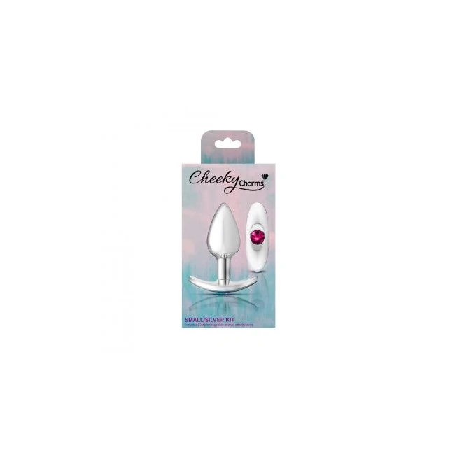 Cheeky Charms Butt Plug Set Iridescent/ Bright Pink - Shape & Comfort