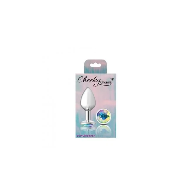 Cheeky Charms Round Clear Iridescent Large Plug - Graduated Sizing & Variations