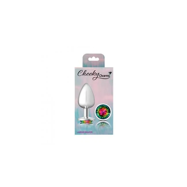 Cheeky Charms Round Rainbow Large Plug - Shape & Comfort