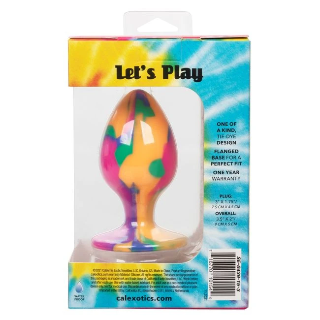 Cheeky Large Tie Dye Plug - Specifications