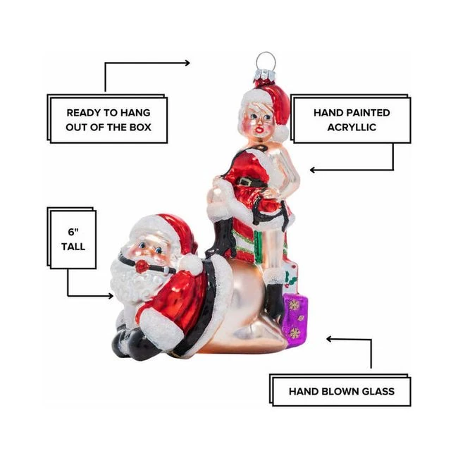 Cheeky Pornament Submissive Santa - Key Details