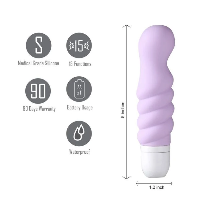 Chloe Silicone G Spot Lavender - Elegant Design and Premium Material