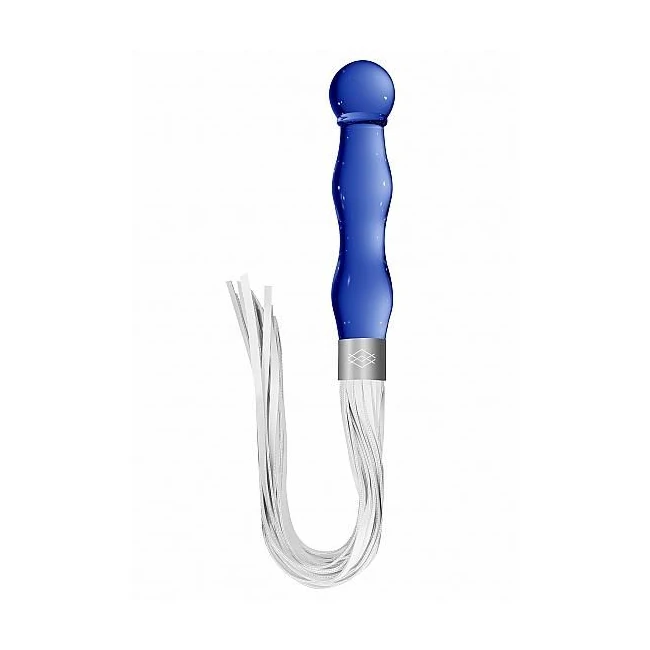 Chrystalino Whipster Glass Whip Dildo - Material Feel