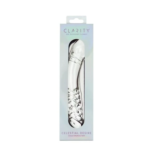 Clarity Glass Dildo Celestial Desire - Material & Feel