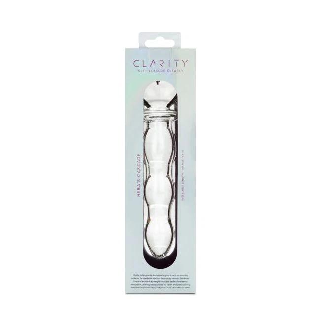Clarity Glass Dildo Hera's - A 5.5-Inch Shaft of Handblown Borosilicate Glass