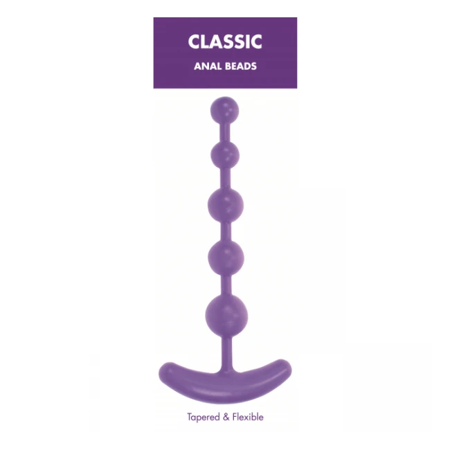 Classic Anal Beads Purple Kinx