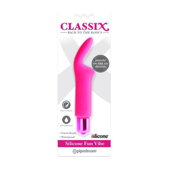 Classix Silicone Fun Vibe Pink - Vibration Modes and Stimulation