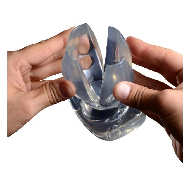 Clawed Expanding Clear Butt Plug Dilator - Shape & Comfort