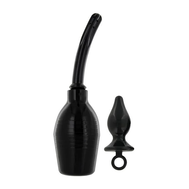 Clean Stream Essentials Enema Kit Black - Shape & Comfort