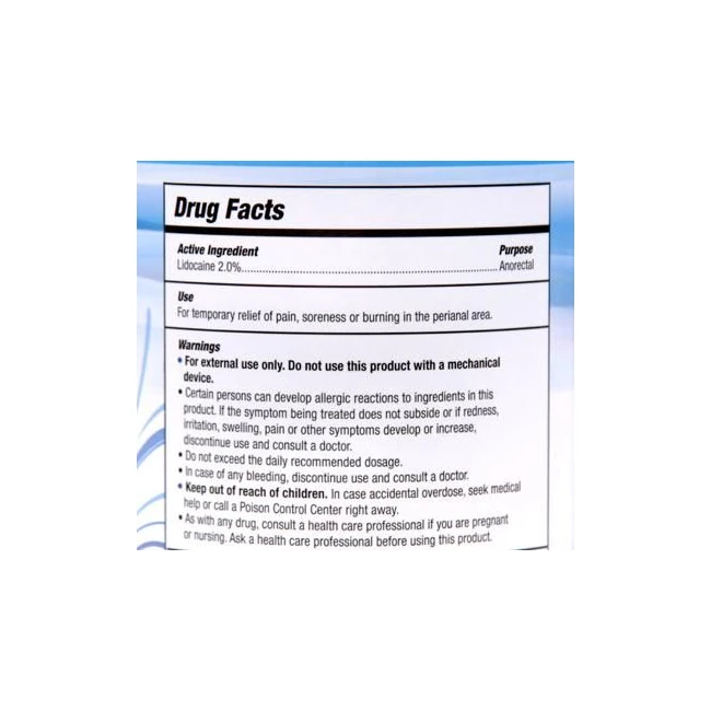 Clean Stream Relax Desensitizing Anal Lube 17.5oz. - Material & Safety