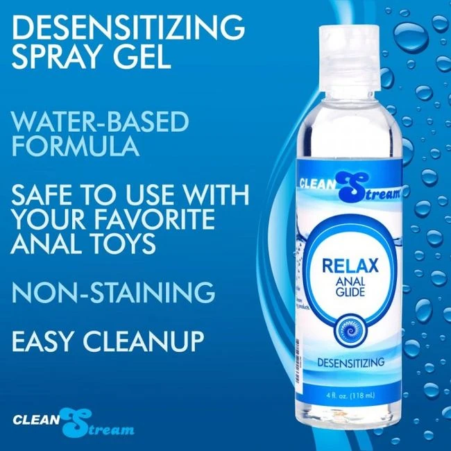 Cleanstream Relax Desensitizing Anal Lube 4 Oz - Product Overview