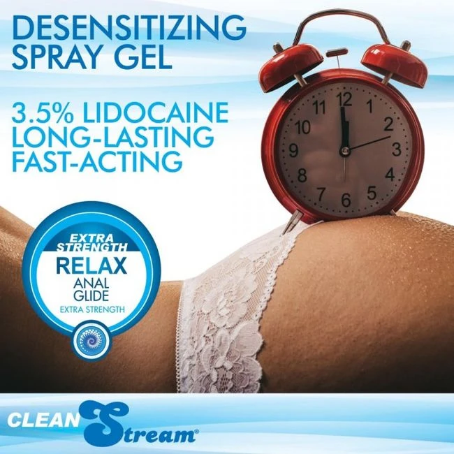 Cleanstream Relax Extra Strength Anal Lube 4 Oz - Shape & Comfort