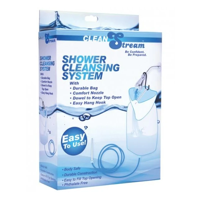 Cleanstream Silicone Shower Cleansing System - Shape & Comfort