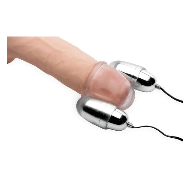 Clear Multi-speed Vibrating Penis Head Teaser - Internal Texture and Stimulation