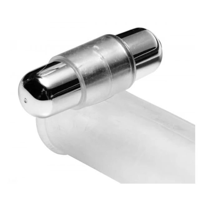 Clear Sensations Penis Extender Vibro Sleeve with Bullet - Vibration Modes