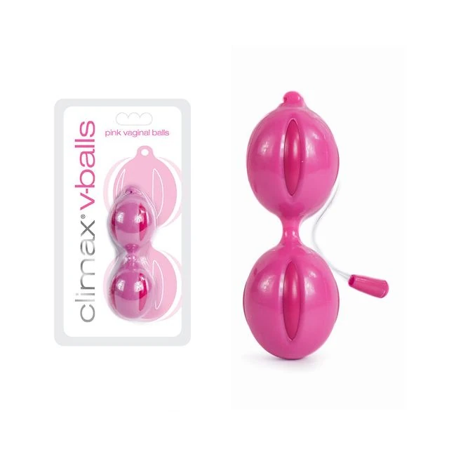 Climax V-ball Pink Vagina Balls - Overview