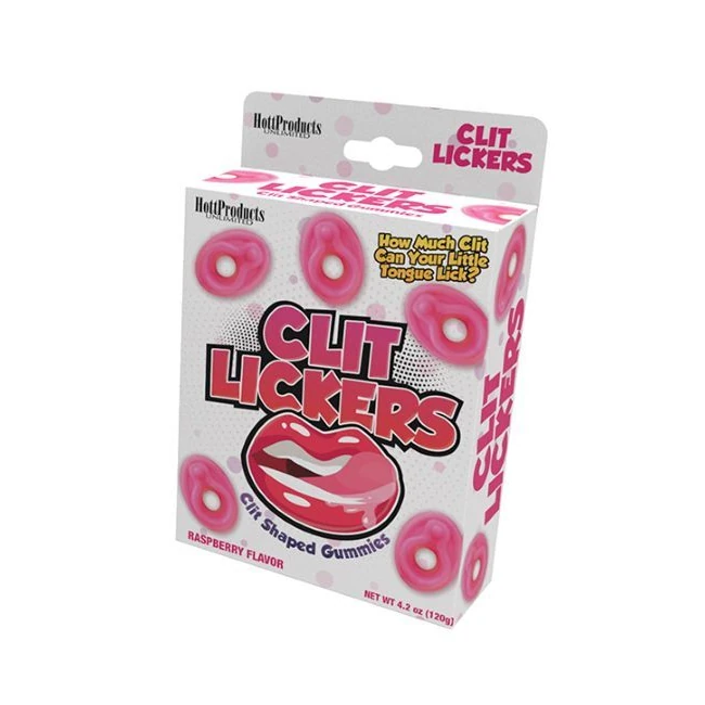 Clit Lickers Vagina Shaped Gummies - Clitoris-Shaped Gummies With a Raspberry Flavor