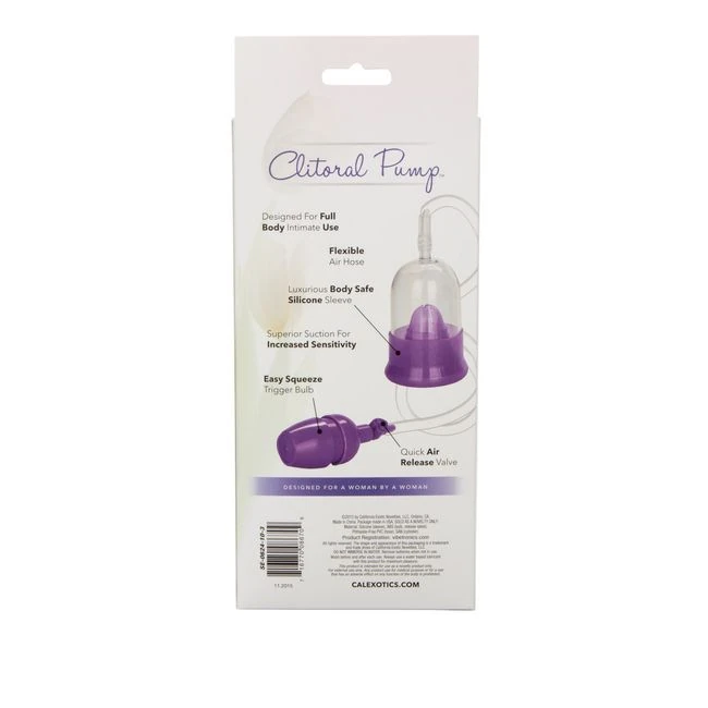Clitoral Intimate Pump Purple - Specifications