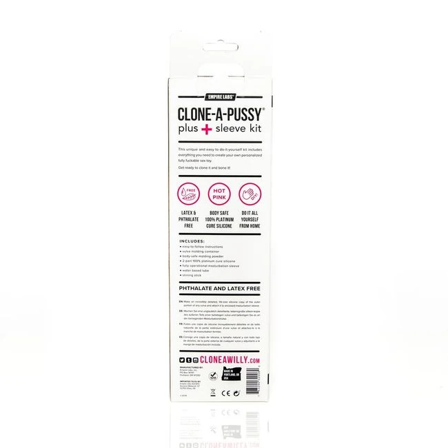 Clone a Pussy + Sleeve Kit Hot Pink - Internal Texture & Stimulation
