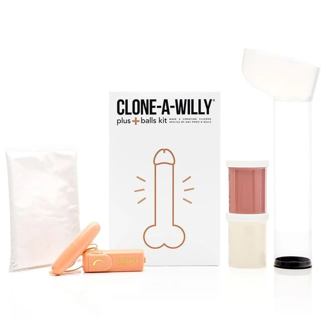 Clone-a-willy Plus with Balls Medium Skin Tone - Overview