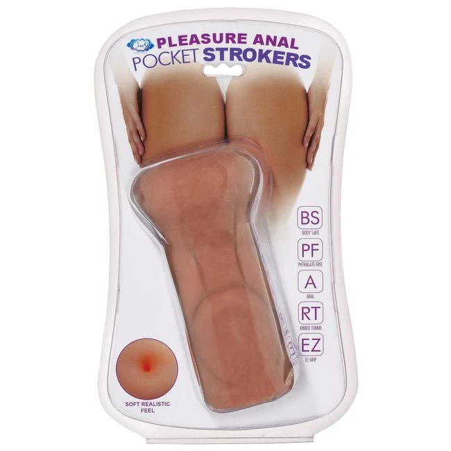 Cloud 9 Anal Pocket Stroker Tan - Material & Safety