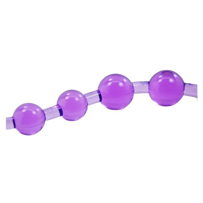 Cloud 9 Classic Anal Beads Purple - Graduated Sizing & Specifications