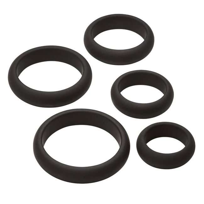 Cloud 9 Comfort Cock Rings W/flat Back 5-pk Pro Sensual Line - Specifications