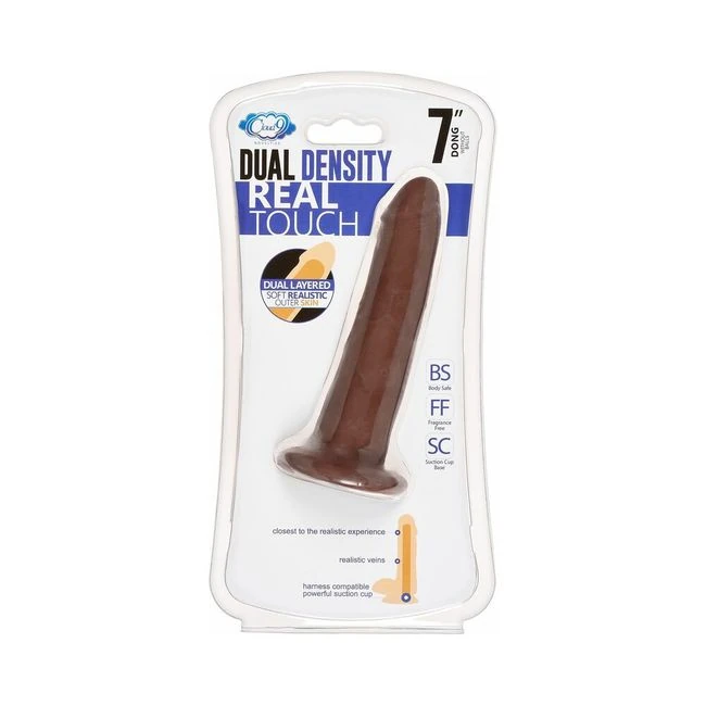 Cloud 9 Dual Density Real Touch Dildo With Balls - Shape & Texture
