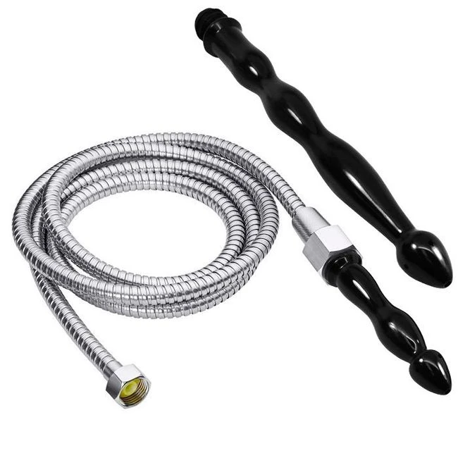 Cloud 9 Fresh + Deluxe Anal Enema Premium Shower Kit W/ 2 Tips & 6 Ft Stainless Steel - Material & Safety