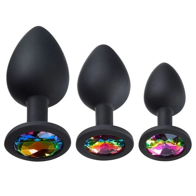 Cloud 9 Gems Black Silicone Anal Plug - Material & Safety