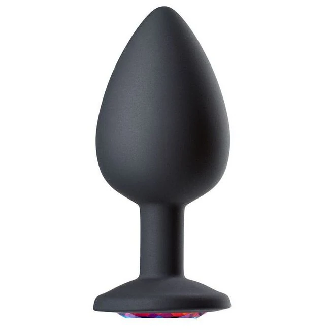 Cloud 9 Gems Black Silicone Anal Plug - Shape & Comfort