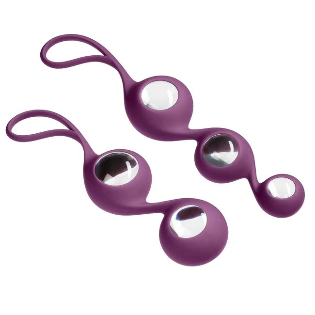Cloud 9 Health & Wellness Borosilicate Kegel Training Set - Premium Borosilicate Glass Kegel Balls