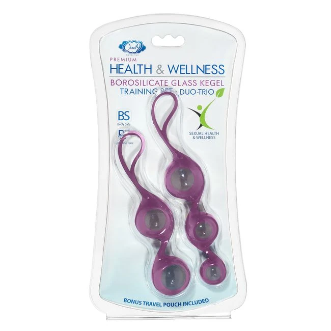 Cloud 9 Health & Wellness Borosilicate Kegel Training Set - Ingredients & Material Specifications