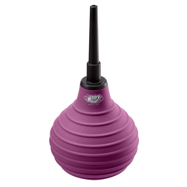 Cloud 9 Health & Wellness Premium Silicone Non-backflow Enema Douche - Graduated Sizing & Specifications